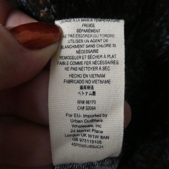 Free People Boat Neck Diamond Print Open Back Top - Picture 9 of 10